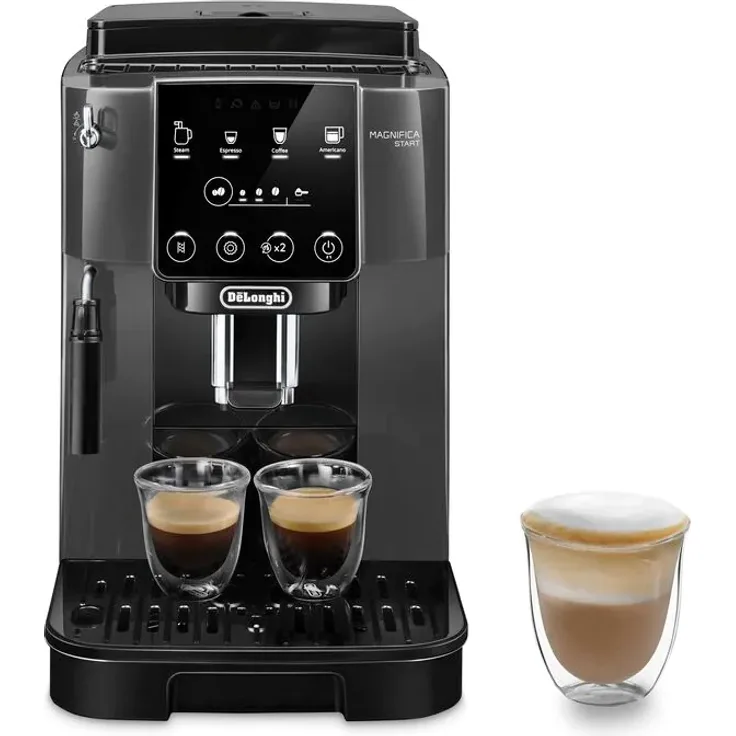 De'Longhi Magnifica Start ECAM220.22.GB Kaffeevollautomat mit Milchaufschäumdüse, grauschwarz