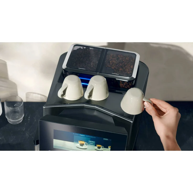 Siemens EQ.900 TQ907DF5 Kaffeevollautomat mit Milchbehälter, 2 Bohnenbehälter, HomeConnect, dark inox – Bild 7