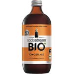 SodaStream Bio Sirup Ginger Ale 500 ml, ergibt bis zu 3,5 Liter