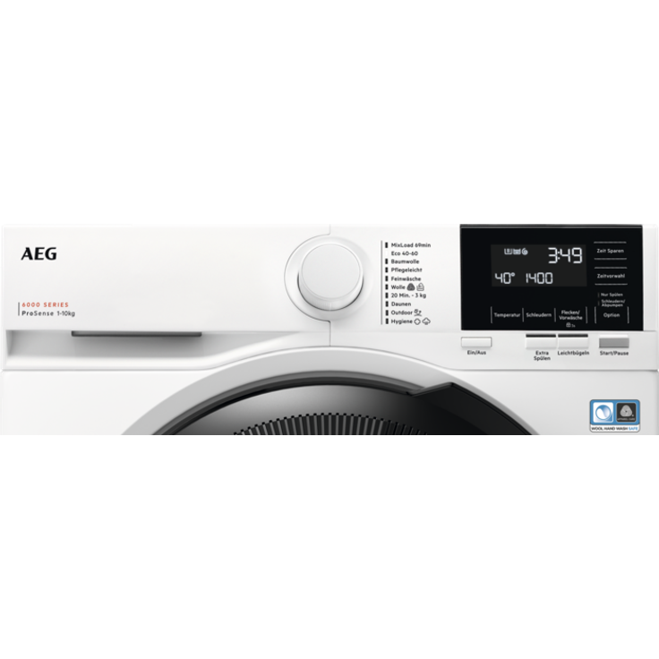 AEG LR6F60405, Frontlader-Waschmaschine, A, Fassungsvermögen 10 kg, Standgerät, Breite 60 cm - Preisvergleich – Bild 2