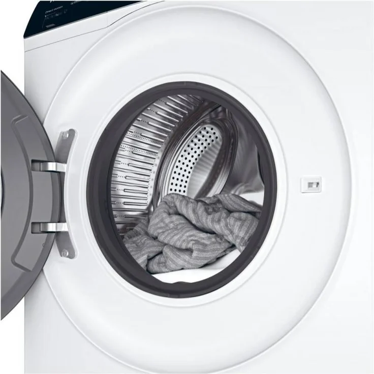 Haier HW80-B14939, Frontlader-Waschmaschine, A, Fassungsvermögen 8 kg, Standgerät, Breite 59,5 cm, Direct Motion Motor, Dampffunktion, Knitterschutz – Bild 3