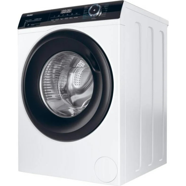 Haier HW80-B14939, Frontlader-Waschmaschine, A, Fassungsvermögen 8 kg, Standgerät, Breite 59,5 cm, Direct Motion Motor, Dampffunktion, Knitterschutz – Bild 2