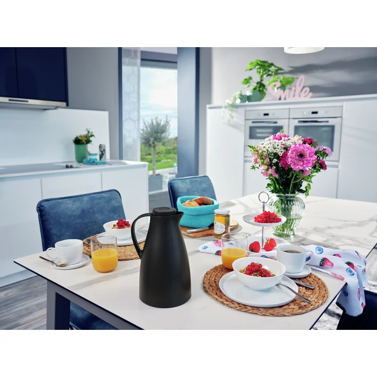 Leifheit Isolierkanne Harmonic 1l schwarz – Bild 4