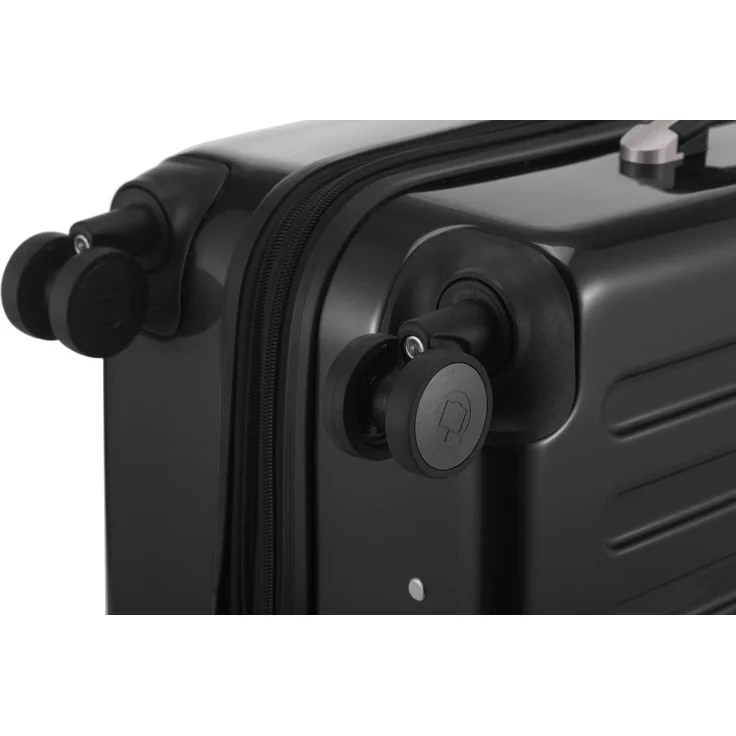 Hauptstadtkoffer Alex Großer Hartschalen Koffer Koffer Trolley Rollkoffer Reisekoffer, 75 cm, 119 Liter Schwarz, Zahlenschloss – Bild 4