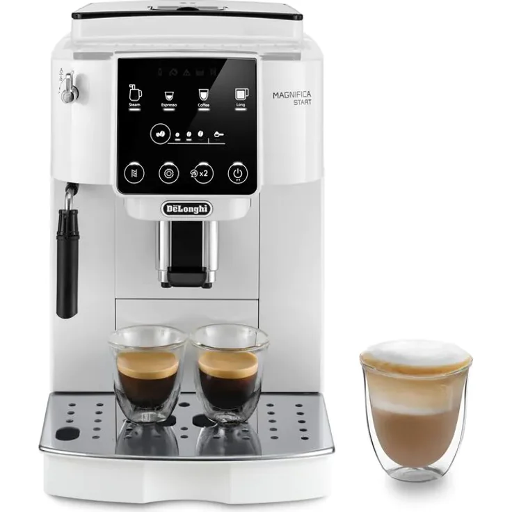 De'Longhi Magnifica Start ECAM220.20.W Kaffeevollautomat mit Milchaufschäumdüse, weiß – Bild 1