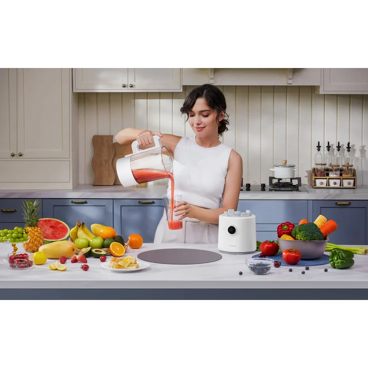 Xiaomi MPBJ001ACM-1A Smart Blender, Standmixer, 1000 Watt, 1,6 Liter, 9 Geschwindigkeiten, per App steuerbar, weiß – Bild 3