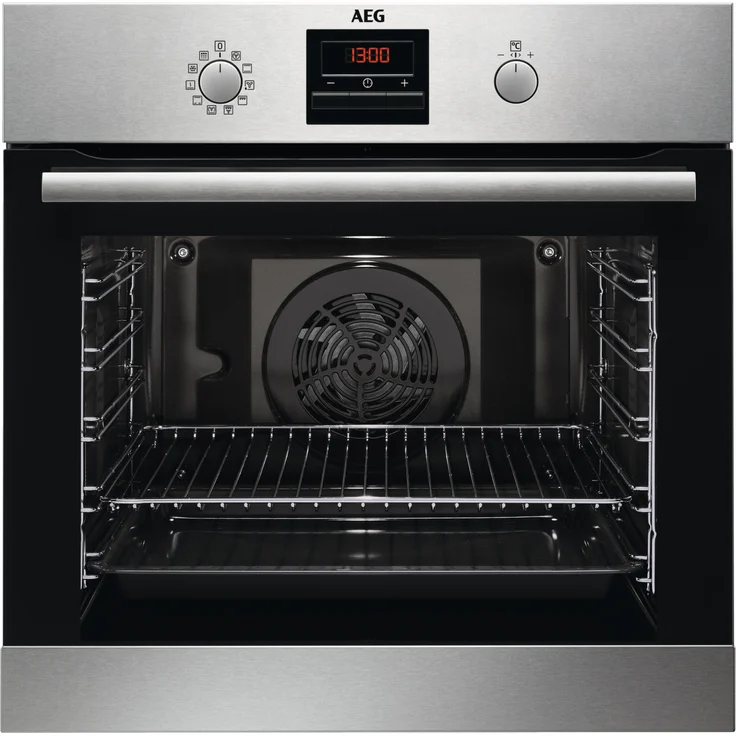 AEG Einbaugerätbackofen (BPS33102ZM), pyrolytische Selbstreinigung, Garraum 72l, Breite 59,5 cm, Energieeffizienzklasse A+, edelstahl – Bild 1