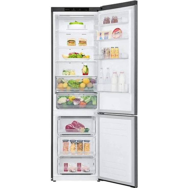 LG GBP62DSNCN1 Kühl-Gefrierkombination, freistehend, dark graphite, Total NoFrost, Door Cooling+, Schnellgefrieren, Urlaubsschaltung, LED, Breite 59.5 cm – Bild 2