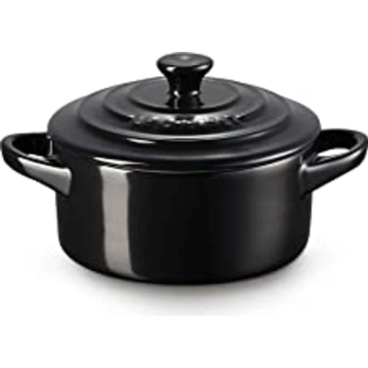 Le Creuset Mini-Cocotte schwarz 10 cm schwarz – Bild 2