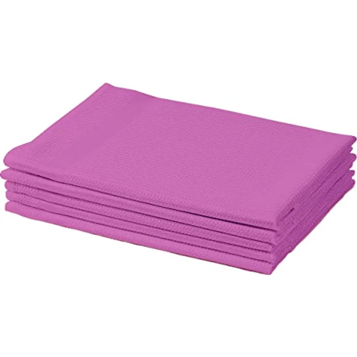 Amago - 5er Pack Gläsertücher, 45 x 65 cm - Lila