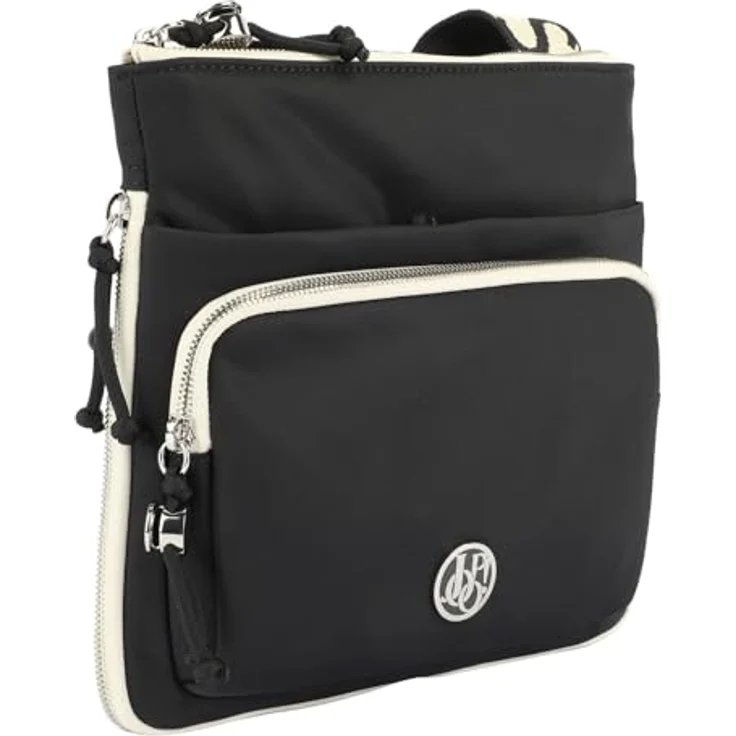 JOOP! Umhängetasche Lilou Shoulderbag, Nightblue (dunkelblau), stufenlos verstellbarer Schulterriemen, viele Zipperfächer – Bild 2