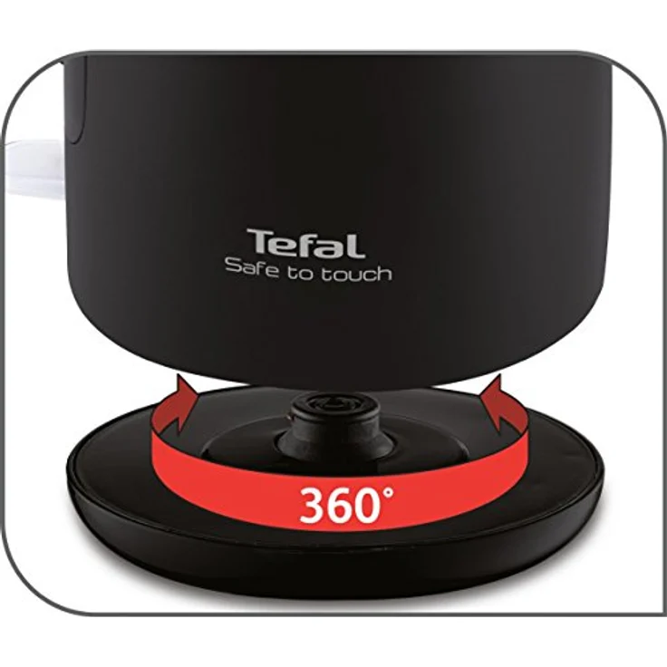 Tefal Safe to Touch, Wasserkocher, Schwarz – Bild 4