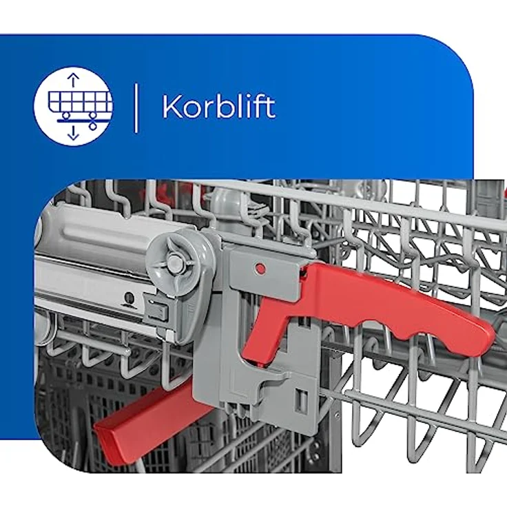 Exquisit Geschirrspüler GSP9614-030B inox | Spülmaschine freistehend 60cm | AquaStop | Auto-Door-Open | Geschirrspülmaschine flexible Besteckschublade – Bild 3