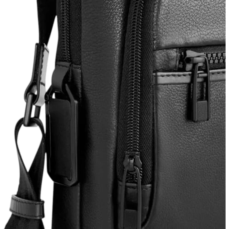 Porsche Design Roadster Umhängetasche, 21 cm, 100% Leder, schwarz – Bild 3