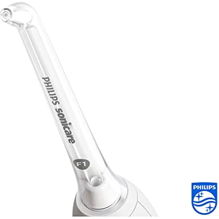 Philips Sonicare Standarddüse F1 für Mundduschen HX3042/00, Doppelpack; Mundwasser Flosser für die Verwendung mit dem kabellosen Philips Sonicare Power Flosser – Bild 2