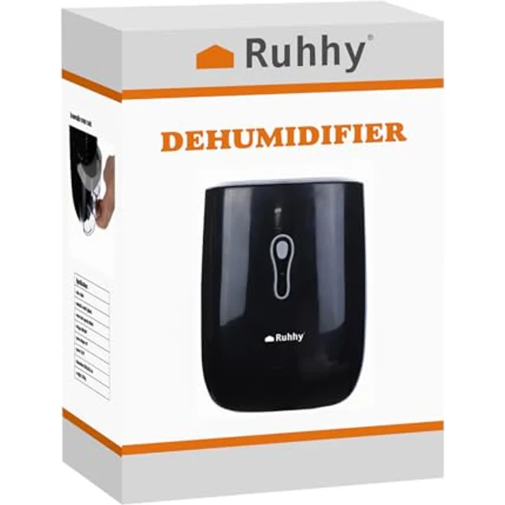 MT MALATEC Luftentfeuchter 800ml Elektrisch 16406, Geräuscharmer Raumentfeuchter in Schwarz – Bild 4