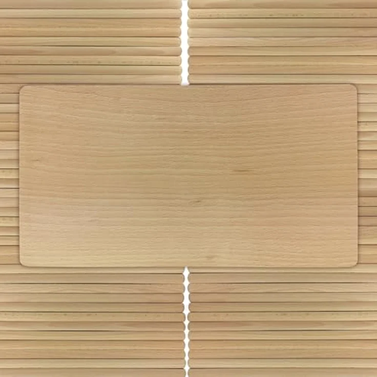 Gravidus 100 Frühstücksbrettchen eckig Holz Buche 22x12x1 cm – Bild 8