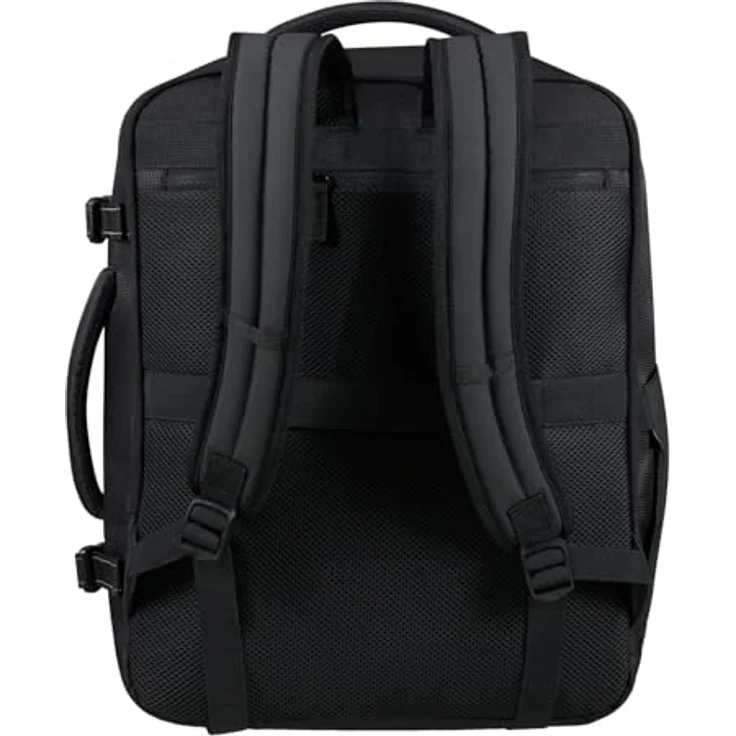 American Tourister Take2Cabin Rucksack 45 cm mit Laptopfach, Flash Black, 100% Polyester – Bild 4