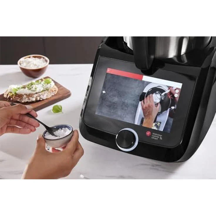 SilverCrest Monsieur Cuisine smart, Küchenmaschine mit 16 Funktionen, integrierter Küchenwaage und WLAN-Funktion, 1.050 Watt – Bild 6