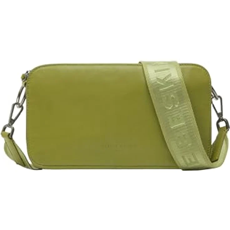 Liebeskind Clarice Umhängetasche M, 100% Leder, 27.5 cm x 9.5 cm x 15 cm, grün – Bild 2
