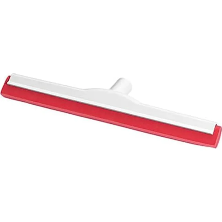 Nölle 18266002 Haccp-Wasserschieber 60 cm, Gummi mit hochwertiger Doppel-Lippe, rot