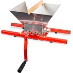 Grafner Obstmühle 7 Liter, Massive Ausführung mit Handkurbel, Apfelpresse Beerenmühle Traubenmühle Saftpresse Obsthäcksler Maischemühle Obstpresse