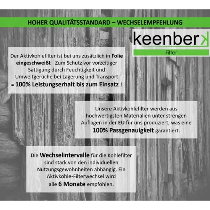 Aktivkohlefilter für Siemens LZ53451 - Aktivfilter - Ersatzteil – Bild 4