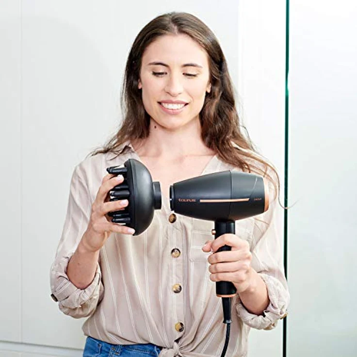 Taurus Shining 2400 Haartrockner, 2400 Watt, Kaltstufe, Ionen-Technologie, schwarz – Bild 6