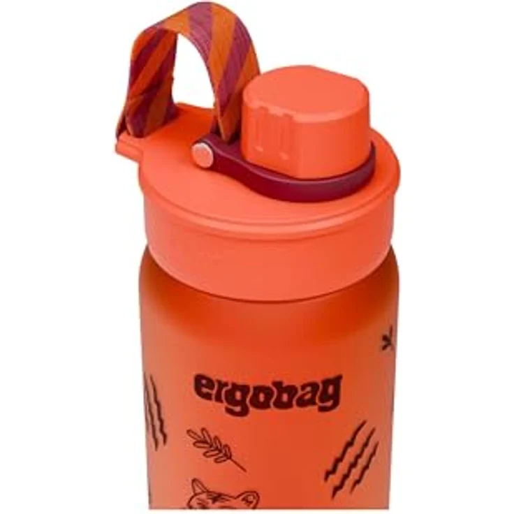 ergobag Trinkflasche, auslaufsicher und kohlensäuregeeignet, 0,5 Liter, BPA-frei – Bild 6