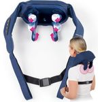 VITALmaxx Shiatsu-Massagegerät Shiatsu Nackenmassagegerät für Schultern, Nacken, Rücken, Beine, Massage mit 6D-Massageköpfen und Wärmefunktion