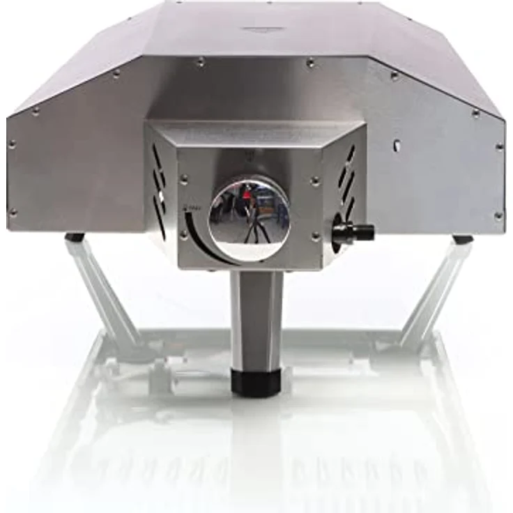 Toboli Gas Pizzaofen mit Pizzastein Ø330mm mit Drehfunktion, tragbar für Garten und Outdoor, Edelstahl 430 – Bild 7
