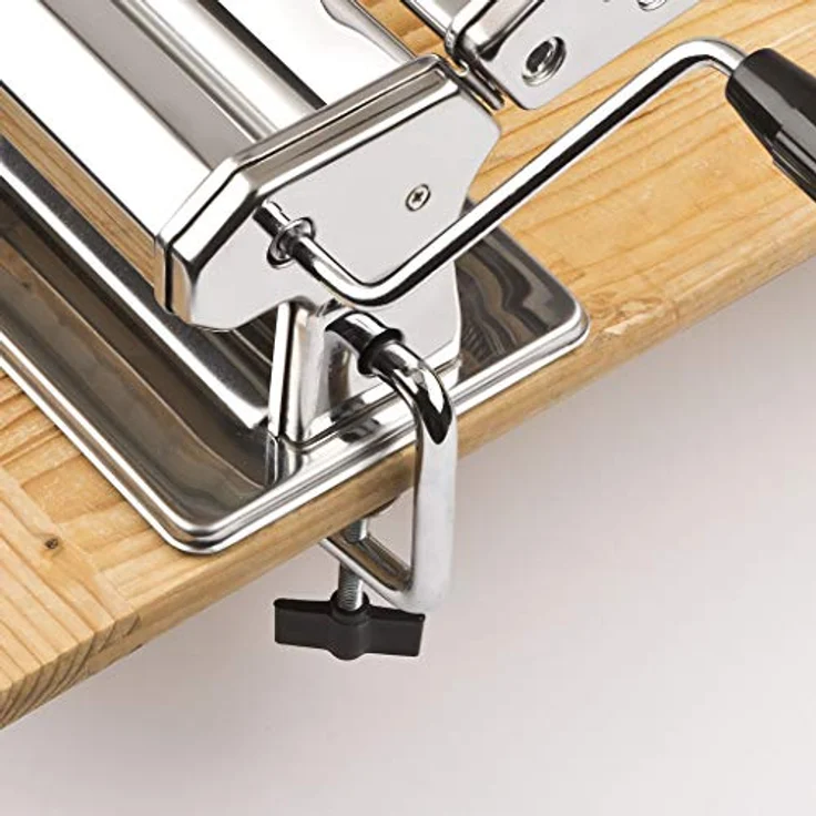 Girmi IM90 Nudelmaschine, 9 Einstellungen, Aluminiumrollen 15 cm, Edelstahl – Bild 4