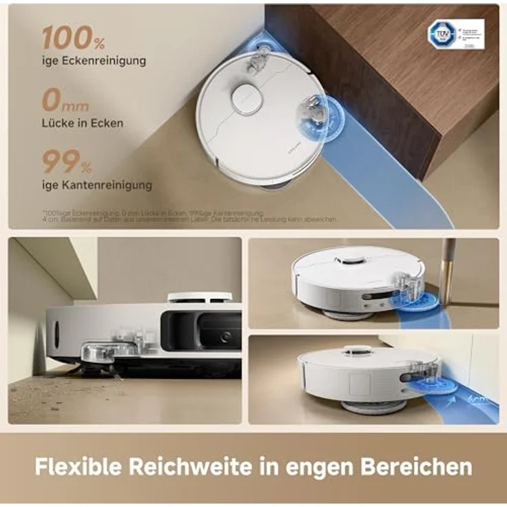 Dreame L10s Ultra Gen3, Staubsauger Roboter mit Wischfunktion, 25KPa Saugleistung, Haustiermodus, selbstreinigende All-in-One Dock, Teppichreinigung – Bild 5