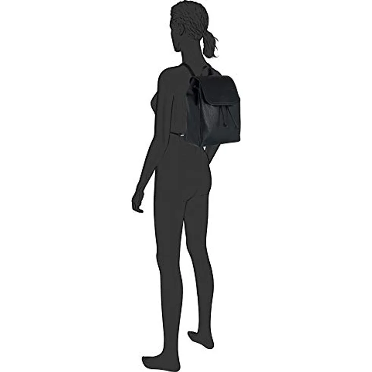 Tom Tailor Tinna City Rucksack, 32 cm, schwarz, 100% Polyurethan, 26 cm x 13 cm x 32 cm – Bild 4