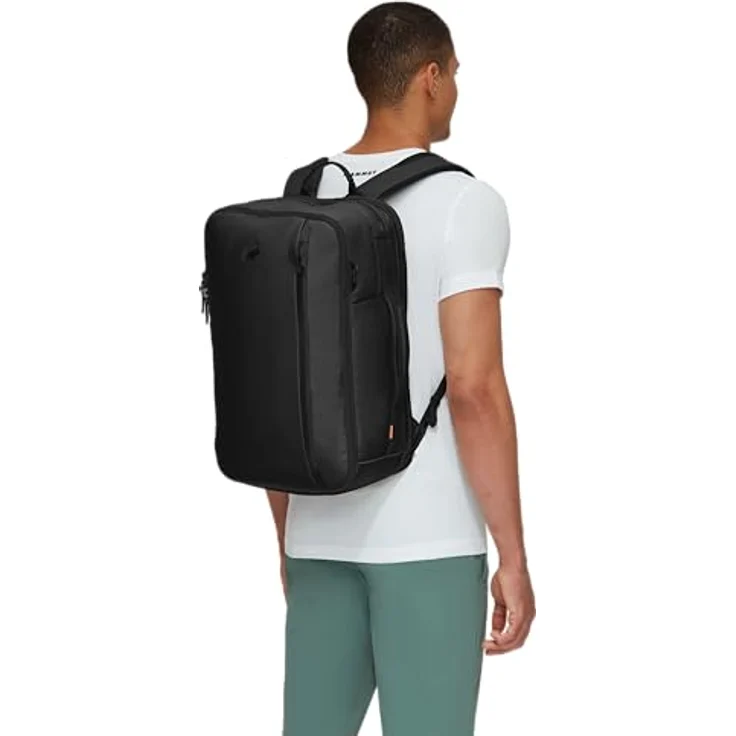 Mammut Seon Transporter 25, Rucksack mit Rolltop-Verschluss und Laptop-Sleeve, schwarz, 25 L – Bild 4