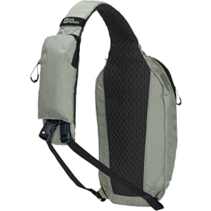 Jack Wolfskin Daypack CYROX SLING, 7 Liter Schultertasche aus recyceltem CROSS RIP 210D-Gewebe, Tragbar links/rechts – Bild 2