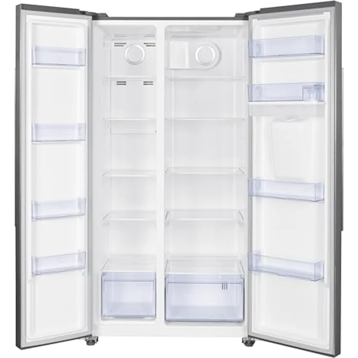 Wolkenstein Side-By-Side Kühl-Gefrierkombination WSBS518NFWDEIX | 529 Liter Nutzinhalt | 185 Liter 4 Sterne Gefrierraum | NoFrost | 2L Wasserspender | Sehr leise mit 39 dB | Display mit Touch Control – Bild 2