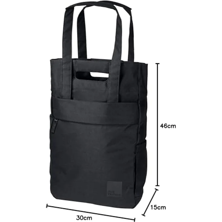 Jack Wolfskin Shopper PICCADILLY, vielseitige Tasche für den Alltag und Reisen, aus recyceltem Material, braun – Bild 3