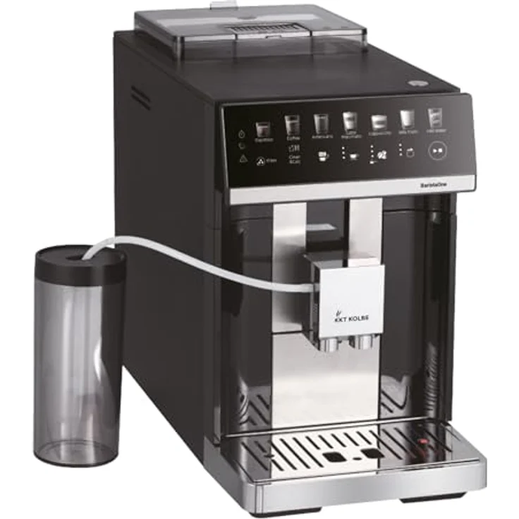 KKT KOLBE Kaffevollautomat Barista One, 15 Bar, 7-stufiges Mahlwerk, Touchscreen, Milchbehälter und Milchschaumdüse, 2 Tassen, automatische Reinigung – Bild 1