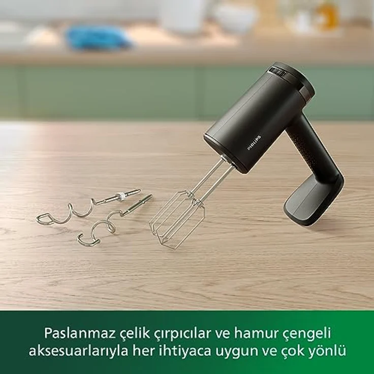 Philips 5000 series hand mixer, HR3781/00, 500W, 5 Speeds, Turbo function, Black – Bild 3
