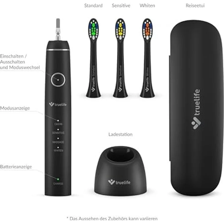 Truelife Elektrische Zahnbürste SonicBrush Compact Schwarz TLSBCB – Bild 4