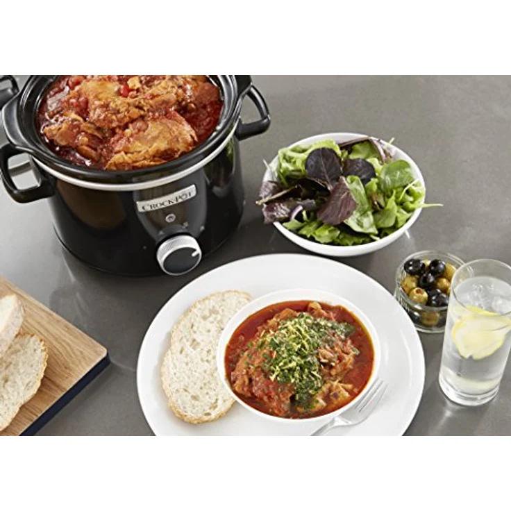 Crock-Pot CSC046X Traditioneller Schongarer - Das Original aus den USA | Slow Cooker 2.4 L | Warmhaltefunktion | Schwarz – Bild 4