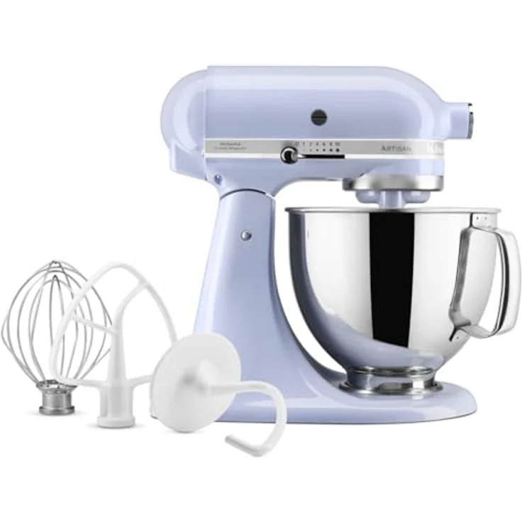 KitchenAid 5KSM125ELR, Küchenmaschine Artisan mit neigbarem Kopf, Weiss – Bild 5