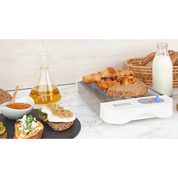 Orbegozo TO1010 Brötchentoaster, 600 W, für verschiedene Brot- und Brötchenarten sowie Gebäckteilchen, Krümelschublade – Bild 5