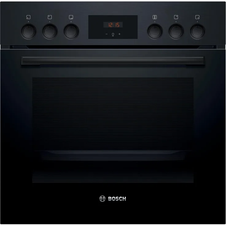 Bosch HEF113BB0, Serie 2 Einbau-Herd, 66 l Garraum, 5 Beheizungsarten, schwarz