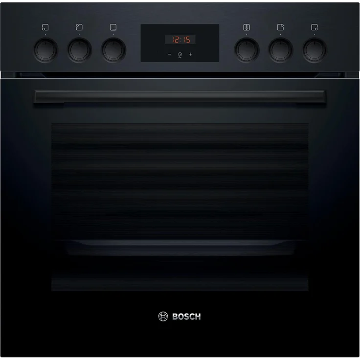 Bosch HEF113BB0, Serie 2 Einbau-Herd, 66 l Garraum, 5 Beheizungsarten, schwarz