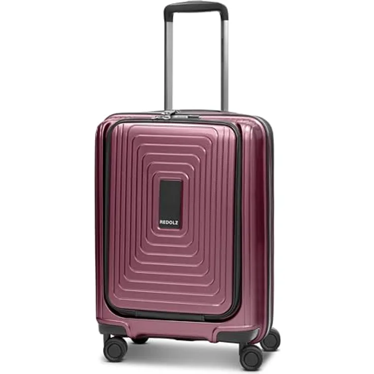 REDOLZ Handgepäck mit Laptopfach | Ultra-Leichter Koffer 40 x 23 x 55 cm | mit Dehnfalte von 45 auf 55 Liter erweiterbar | Frontöffnung, TSA & 4-Doppelrollen | nur 3,2 kg - Preisvergleich