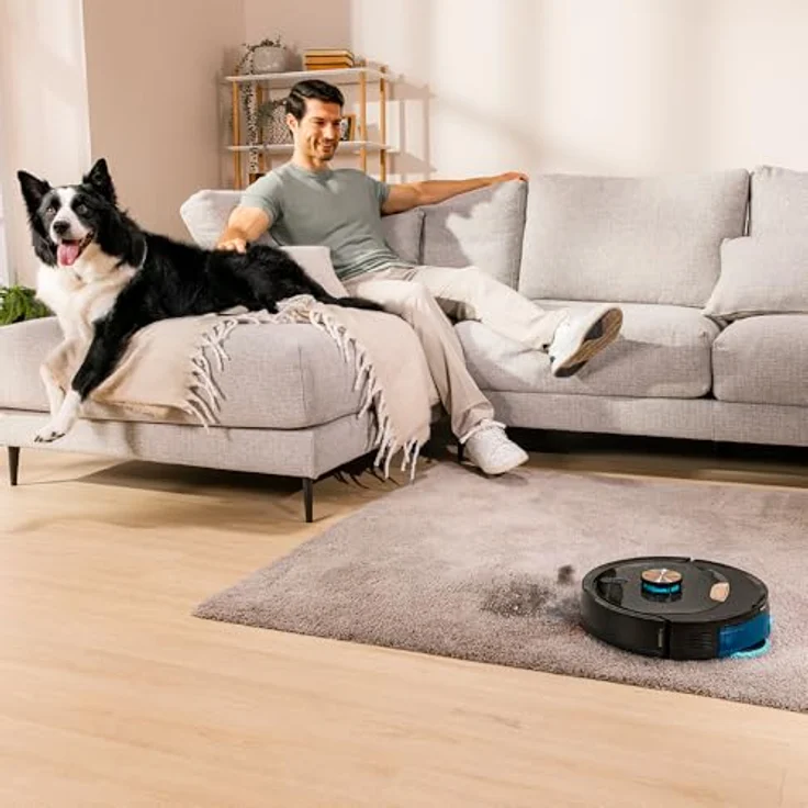 Cecotec Conga M100 Spin AI, Beutelloser Saugwischroboter mit 20.000 Pa, schwarz, App-Steuerung, 220 min Akkulaufzeit, für Flächen bis 220 m² – Bild 8