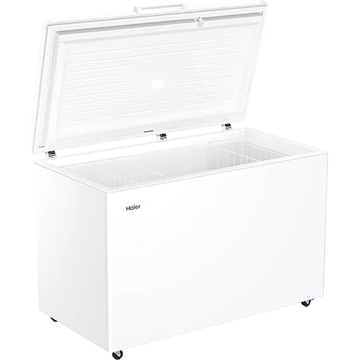 Haier HCE420E Gefriertruhe, 418 Liter, Low Frost, Elektronische Temperatursteuerung, LED-Innenbeleuchtung, Weiß – Bild 2
