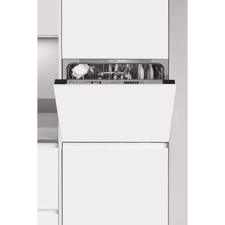 Exquisit EGSP1060-E-030D, Einbau Geschirrspüler für 6 Maßgedecke, 49 dB, 6 Programme, Startzeitverzögerung, schwarz